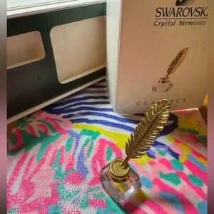 Swarovski Inkwell with Quill